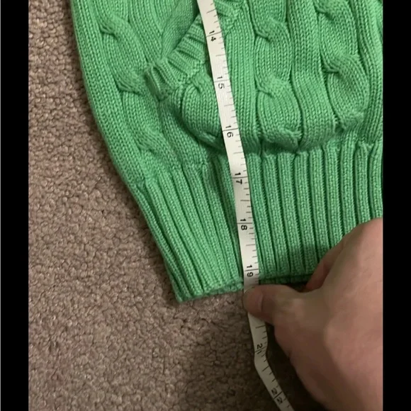 Lime green hoodie zip up sweater W/hot pink horse fits XXS best - Picture 8 of 9